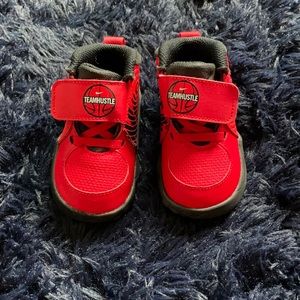Never worn red and black toddler Nike